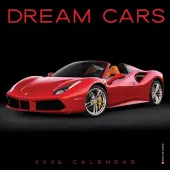Dream Cars 2026 Mini Wall Calendar