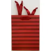 Red Stripes Medium Gift Bag