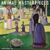 Animal Masterpieces 2026 Wall Calendar