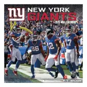 New York Giants 2025 Mini Wall Calendar