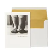 Father's Day Card with Timeless Black and White Photo Design