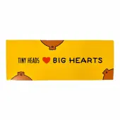 Tiny Headed Sticker Rectangle Big Hearts