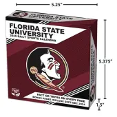 COL Florida State Seminoles 2025 Desk Calendar