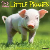 12 Little Piggies 2025 Wall Calendar
