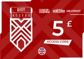 Riot Access Code 5 GBP Key - UNITED KINGDOM