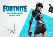 Fortnite - Sapphire Hagiri Quest Pack + 1500 V-Bucks Challenge (DLC) (Xbox One / Xbox Series X|S) Xbox Live Key - ARGENTINA