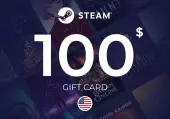 Steam Wallet Gift Card 100 USD Key - UNITED STATES