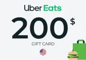 Uber Eats Gift Card 200 USD Key - UNITED STATES
