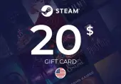 Steam Wallet Gift Card 20 USD Key - UNITED STATES