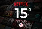 Netflix Gift Card 15 USD Key - UNITED STATES