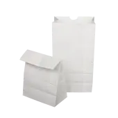 [2,000 ct] 4 lb Paper Bag, White
