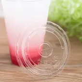 [2,000 ct] Plastic Cup Lids, PET, 95 mm
