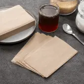 [6,000 ct] 8"" x6.5"" Interfold Dispense Napkins, Kraft