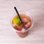 [2,000 ct] 9"" Jumbo Straws (5 mm) | Individually Wrapped | Black