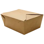 [160 ct] Paper Take-Out Boxes | #4 | 110 oz | Kraft