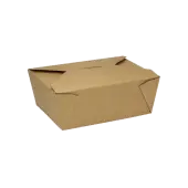 [300 ct] Paper Take-Out Boxes | #8 | 48 oz | Kraft