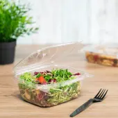 [200 ct] 32 oz Hinged Deli Container | PET