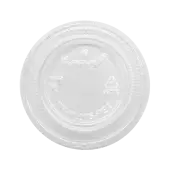 [2,500 ct] 1 oz Tall PET Plastic Portion Cup Lids