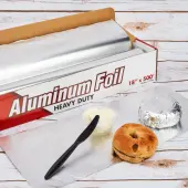18"" x 500' Heavy Duty Aluminum Foil Roll - 1 Roll