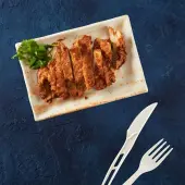 Karat Earth Heavy Weight CPLA Compostable Knife Wrapped, White - 750 pcs