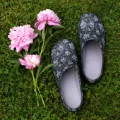 Women's Paw Print Garden Clogs - Paws Aplenty - 7