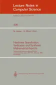 Hardware Specification, Verification and Synthesis: Mathematical Aspects
