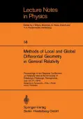 Methods of Local and Global Differential Geometry in General Relativity