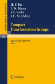 Proceedings of the Second Conference on Compact Transformation Groups. University of Massachusetts,