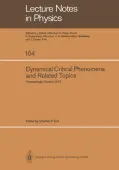 Dynamical Critical Phenomena and Related Topics
