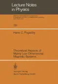 Theoretical Aspects of Mainly Low Dimensional Magnetic Systems