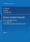 Rechner-GestÃ¼tzter Unterricht