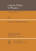 Lectures in Statistical Physics