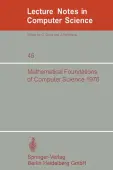 Mathematical Foundations of Computer Science 1976