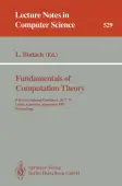 Fundamentals of Computation Theory