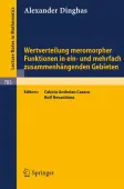 Wertverteilung meromorpher Funktionen in ein- und mehrfach zusammenhÃ¤ngenden Gebieten