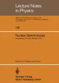 Nuclear Spectroscopy