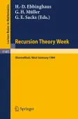 Recursion Theory Week