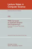 RIMS Symposium on Software Science and Engineering II