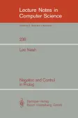Negation and Control in Prolog