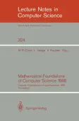 Mathematical Foundations of Computer Science 1988