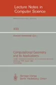Computational Geometry and its Applications