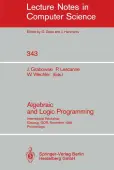 Algebraic and Logic Programming
