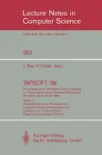 TAPSOFT '89: Proceedings of the International Joint Conference on Theory and Practice of Software De