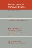 High Performance Transaction Systems