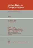 PARLE '89 - Parallel Architectures and Languages Europe
