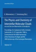 The Physics and Chemistry of Interstellar Molecular Clouds mm and Sub-mm Observations in Astrophysic