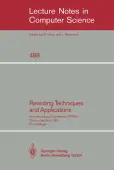 Rewriting Techniques and Applications