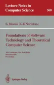 Foundations of Software Technology and Theoretical Computer Science