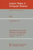 Statistical and Scientific Database Management