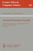 Advanced Database Systems